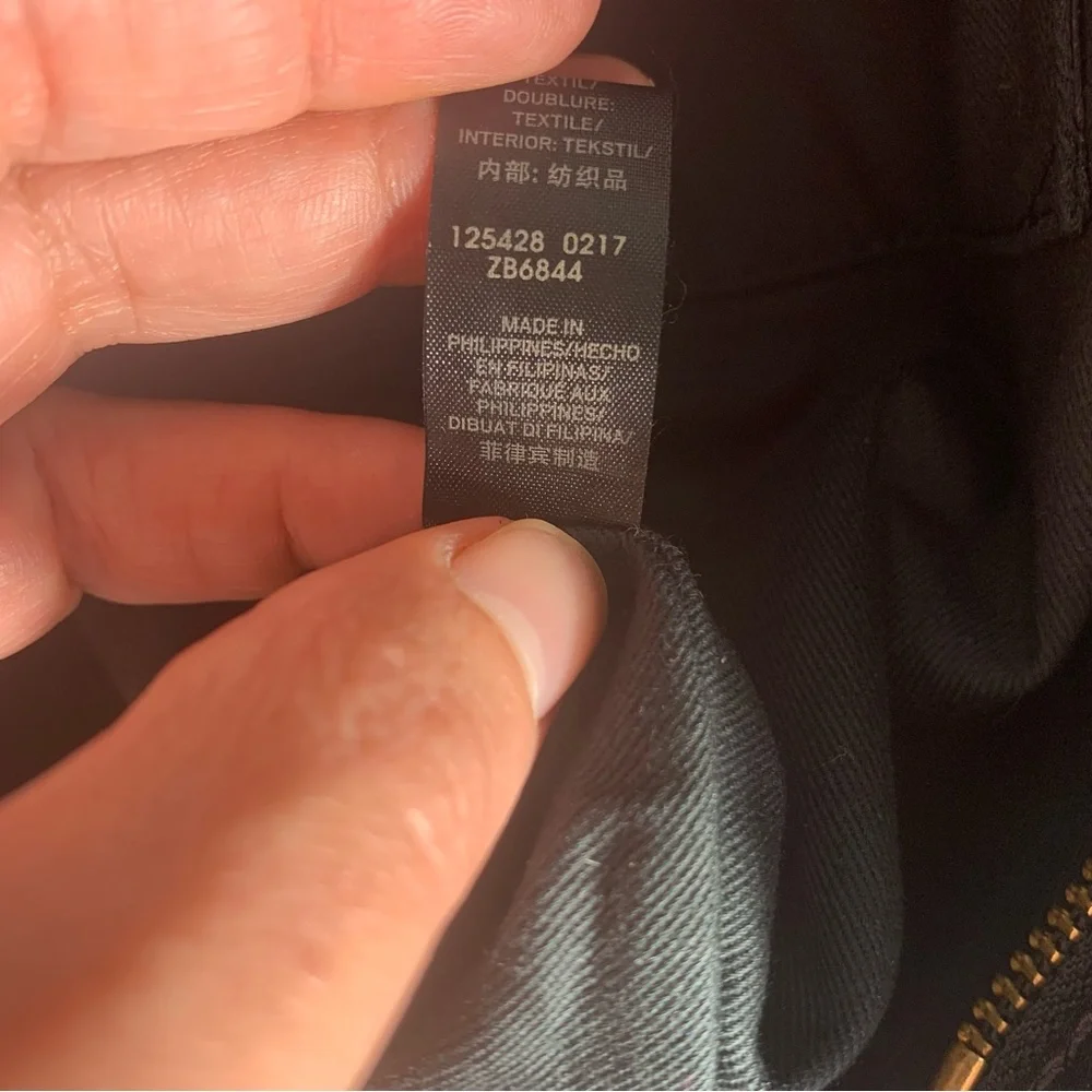 Fossil Black Emma Leather Tote Bag - Picture 6 of 8